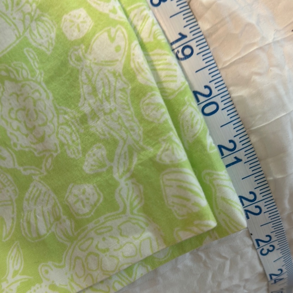 Lilly Pulitzer Lime Green Ankle Cropped Pants - Picture 9 of 11